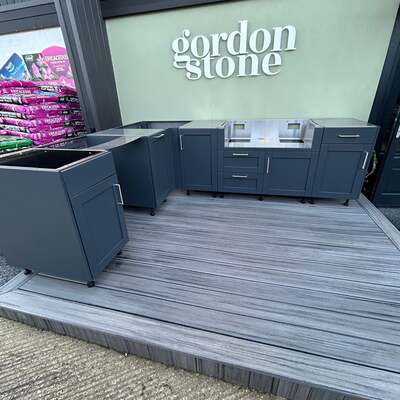 Ex Display Trex L Shaped Outdoor Kitchen