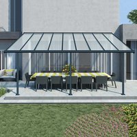10x20 Palram Canopia Sierra Grey Patio Cover