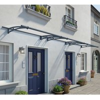 Palram Canopia Aquila 4500 Grey Clear Door Canopy