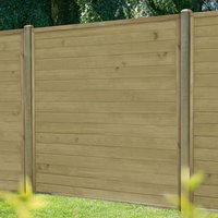 Forest 6' x 6' Pressure Treated Tongue and Groove Fence Panel (1.83m x 1.83m)