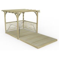 8' x 16' Forest Pergola Deck Kit No. 5 (2.4m x 4.8m)