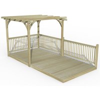 8' x 16' Forest Pergola Deck Kit No. 6 (2.4m x 4.8m)