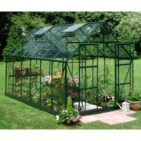 8'6 x 12â8 Green Frame Halls Magnum 812 Greenhouse (2.57 x 3.84m)
