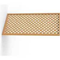 Forest 6' x 3' Diamond Lattice Trellis Fence Topper (1.83m x 0.9m)