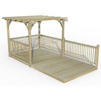 8' x 16' Forest Pergola Deck Kit No. 10 (2.4m x 4.8m)