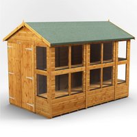 10 x 6 Power Apex Double Door Potting Shed