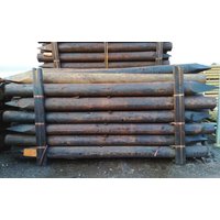UK 125-150mm Creosoted Cundy Strainer Post Pointed
