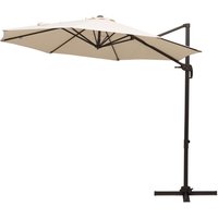 3m Cantilever Aluminium Frame Outdoor Garden Parasol