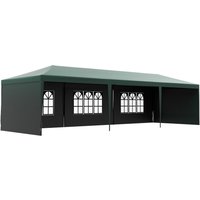 9m x 3m Outdoor Garden Gazebo Wedding Party Tent Canopy Marquee Green
