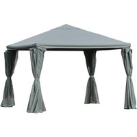 3(m) Outdoor Gazebo Canopy Party Tent Aluminum Frame with Sidewalls