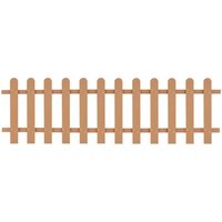 Picket Fence WPC 200x60 cm