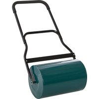 40L Metal Sand or Water Filled Lawn Roller Green