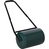 30cm Metal Water/Sand Filled Heavy Duty Garden Lawn Roller Green