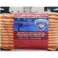 15mtrs 6mm Reflective Poly Rope