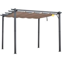 3 X 3 Meter Aluminium Pergola Canopy Gazebo Awning Outdoor Garden Sun Shade Shelter Marquee Party BBQ