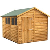 10 x 8 Power Overlap Apex Shed