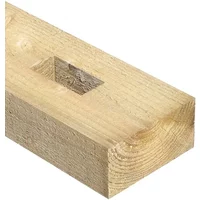 2.1m x 150mm x 75mm 4 Hole Morticed Fence Post