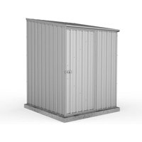 Absco Space Saver 4' 11" x 4' 11" Pent Shed Steel Zinc - Classic