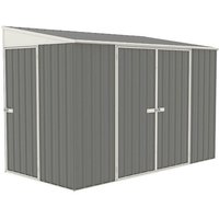 Absco 4' 11" x 9' 10" Pent Bike Store Steel Grey - Classic