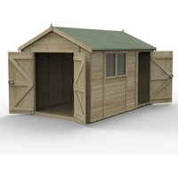 Timberdale 12 x 8 Reverse Apex Shed - Home Delivery