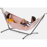 2 Person Orange Hammock With Stand
