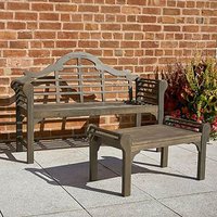 Lutyens Style Bench - Woodland Grey