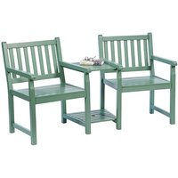 Danesford Duo Bench-Sage Green