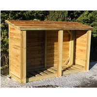 Blackfriars Wide Wooden Log Store