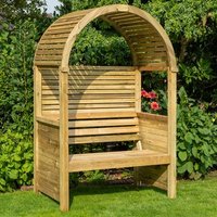 Morecambe Wooden Arbour In Natural Timber