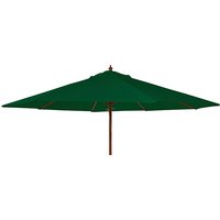 Blount Round 3000mm Fabric Parasol With Pulley In Green
