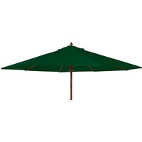 Blount Round 2700mm Fabric Parasol With Pulley In Green