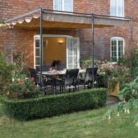 Scarborough Wall Mounted Canopy In Gunmetal Grey