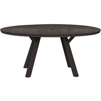 Pengta Outdoor Round 180cm Ceramic Top Dining Table In Slate