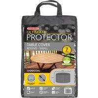Ultimate Protector Circular Table  4 Seat Charcoal Cover