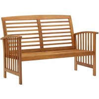 Zeya Wooden Garden Seating Bench In Natural