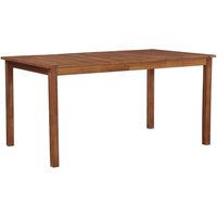 Dipta 150cm Wooden Garden Dining Table In Natural