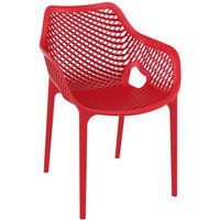 Aultos Outdoor Stacking Armchair In Red