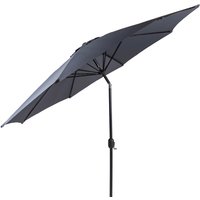 Market Parasol in Grey - Rattan Direct
