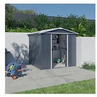 Yardmaster 6 X 7Ft Castleton Apex Roof Metal Shed