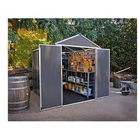 Canopia By Palram Rubicon Shed 6 X 8Ft - Dark Grey