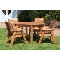 Four Seater Rect Table Set