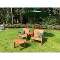 Grand Twin Straight Set With Coffee Table - FSC Wood
