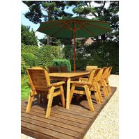 Eight Seater Rect Table Garden Set
