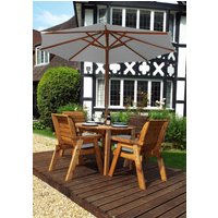 Four Seater Round Table Garden Set
