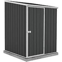 Absco Space Saver 5 x 5 Dark Grey Pent Metal Shed