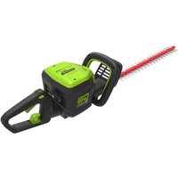 Greenworks GD60HT 60v Cordless Brushless Hedge Trimmer 600mm No Batteries No Charger