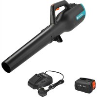 Gardena POWERJET P4A 18v Cordless Garden Leaf Blower 1 x 4ah Li-ion Charger