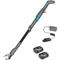 Gardena EASYCUT 110 P4A 18v Cordless Tree Pruner 2 x 2ah Li-ion Charger