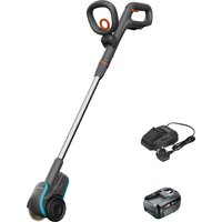 Gardena EASYWEED 1800 P4A 18v Cordless Patio Weeding Brush 1 x 4ah Li-ion Charger