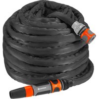 Gardena Liano Textile Hose Nozzle Set 1/2" / 12.5mm 30m Black